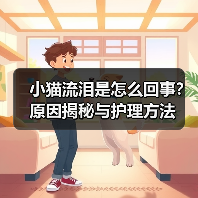 小猫流泪是怎么回事?原因揭秘与护理方法(图2) 小猫流泪是怎么回事?原因揭秘与护理方法(图2)