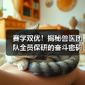 赛学双优!揭秘兽医团队全员保研的奋斗密码(图2) 赛学双优!揭秘兽医团队全员保研的奋斗密码(图2)
