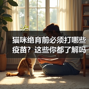 猫咪绝育前必须打哪些疫苗？这些你都了解吗？