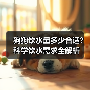 狗狗饮水量多少合适？科学饮水需求全解析