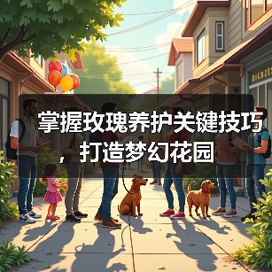 掌握玫瑰养护关键技巧，打造梦幻花园