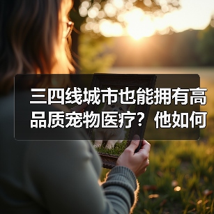 三四线城市也能拥有高品质宠物医疗?他如何打破行业壁垒?(图2) 三四线城市也能拥有高品质宠物医疗?他如何打破行业壁垒?(图2)