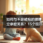 如何与不愿被抱的猫建立亲密关系？15个技巧帮你走进猫咪内心