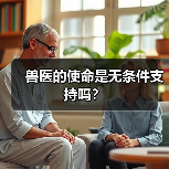 兽医的使命是无条件支持吗？