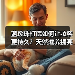 蓝珍珠打底如何让妆容更持久？天然滋养提亮肤色秘诀(图4)