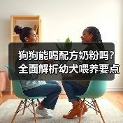 狗狗能喝配方奶粉吗?全面解析幼犬喂养要点(图3) 狗狗能喝配方奶粉吗?全面解析幼犬喂养要点(图3)