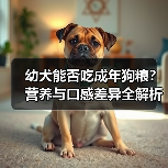 幼犬能否吃成年狗粮?营养与口感差异全解析(图2) 幼犬能否吃成年狗粮?营养与口感差异全解析(图2)