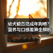 幼犬能否吃成年狗粮?营养与口感差异全解析(图3) 幼犬能否吃成年狗粮?营养与口感差异全解析(图3)