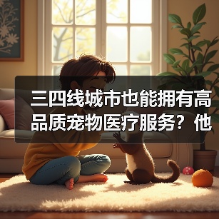 三四线城市也能拥有高品质宠物医疗服务？他如何从医生逆袭成人大代表