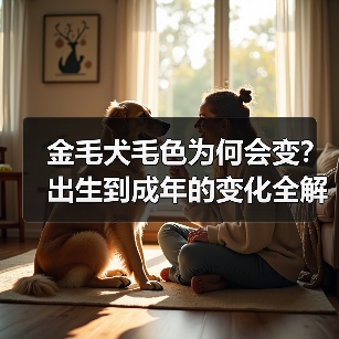 金毛犬毛色为何会变？出生到成年的变化全解析
