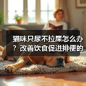 猫咪只尿不拉屎怎么办？改善饮食促进排便的实用方法