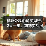 杭州外科中阶实操班：2人一组，猫狗实战提升技术快！