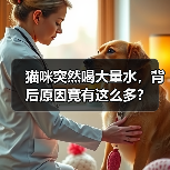 猫咪突然喝大量水，背后原因竟有这么多？