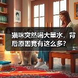 猫咪突然喝大量水,背后原因竟有这么多?(图3) 猫咪突然喝大量水,背后原因竟有这么多?(图3)
