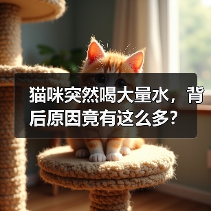 猫咪突然喝大量水,背后原因竟有这么多?(图2) 猫咪突然喝大量水,背后原因竟有这么多?(图2)