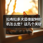 拉布拉多犬最佳配种时机怎么定?这几个关键点要掌握!(图3) 拉布拉多犬最佳配种时机怎么定?这几个关键点要掌握!(图3)