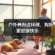 户外养狗这样做，狗狗更健康快乐