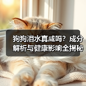 狗狗泪水真咸吗?成分解析与健康影响全揭秘(图4) 狗狗泪水真咸吗?成分解析与健康影响全揭秘(图4)