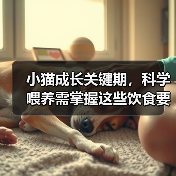 小猫成长关键期，科学喂养需掌握这些饮食要点