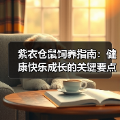 紫衣仓鼠饲养指南:健康快乐成长的关键要点(图2) 紫衣仓鼠饲养指南:健康快乐成长的关键要点(图2)