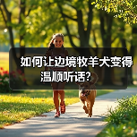 如何让边境牧羊犬变得温顺听话?(图2) 如何让边境牧羊犬变得温顺听话?(图2)