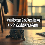 蝴蝶犬眼部护理指南：15个方法预防疾病