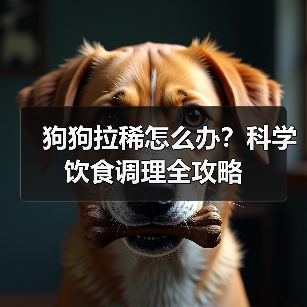 狗狗拉稀怎么办?科学饮食调理全攻略(图4) 狗狗拉稀怎么办?科学饮食调理全攻略(图4)