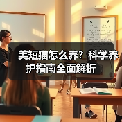 美短猫怎么养?科学养护指南全面解析(图4) 美短猫怎么养?科学养护指南全面解析(图4)