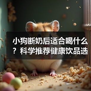 小狗断奶后适合喝什么？科学推荐健康饮品选择(图3)