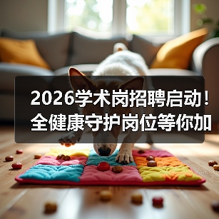 2026学术岗招聘启动！全健康守护岗位等你加入