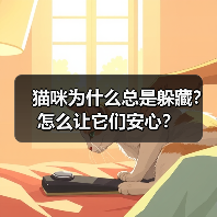 猫咪为什么总是躲藏？怎么让它们安心？(图3)