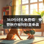 360份好礼免费领！宠物医疗福利惊喜来袭