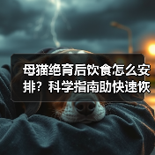 母猫绝育后饮食怎么安排?科学指南助快速恢复(图4) 母猫绝育后饮食怎么安排?科学指南助快速恢复(图4)