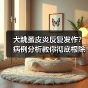 犬跳蚤皮炎反复发作？病例分析教你彻底根除