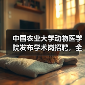 中国农业大学动物医学院发布学术岗招聘，全健康守护者如何加入？
