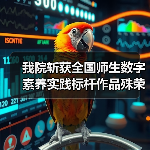 我院斩获全国师生数字素养实践标杆作品殊荣!(图4) 我院斩获全国师生数字素养实践标杆作品殊荣!(图4)