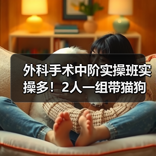 外科手术中阶实操班实操多！2人一组带猫狗提升快
