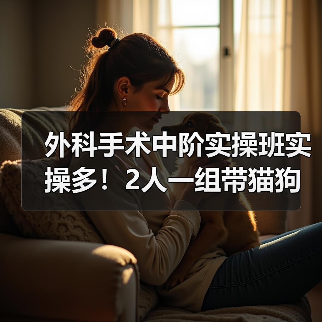 外科手术中阶实操班实操多!2人一组带猫狗提升快(图2) 外科手术中阶实操班实操多!2人一组带猫狗提升快(图2)