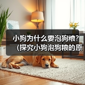 小狗为什么要泡狗粮?(探究小狗泡狗粮的原因及好处)(图2) 小狗为什么要泡狗粮?(探究小狗泡狗粮的原因及好处)(图2)