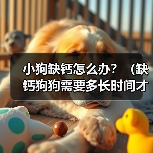 小狗缺钙怎么办?(缺钙狗狗需要多长时间才能康复?)(图2) 小狗缺钙怎么办?(缺钙狗狗需要多长时间才能康复?)(图2)