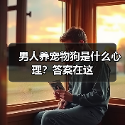 男人养宠物狗是什么心理?答案在这(图1) 男人养宠物狗是什么心理?答案在这(图1)