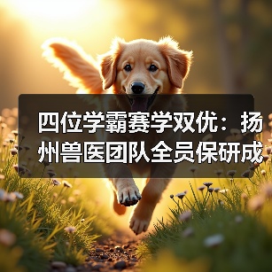 四位学霸赛学双优:扬州兽医团队全员保研成功!(图3) 四位学霸赛学双优:扬州兽医团队全员保研成功!(图3)