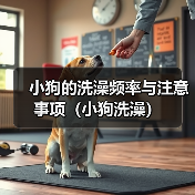 小狗的洗澡频率与注意事项（小狗洗澡）
