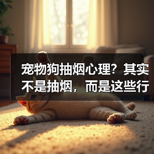 宠物狗抽烟心理?其实不是抽烟,而是这些行为在“模仿”!(图1) 宠物狗抽烟心理?其实不是抽烟,而是这些行为在“模仿”!(图1)