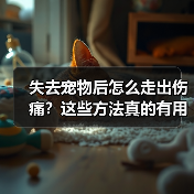 失去宠物后怎么走出伤痛?这些方法真的有用(图1) 失去宠物后怎么走出伤痛?这些方法真的有用(图1)
