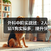外科中阶实战班：2人1猫1狗实操多，提升快！(图2)