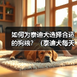 如何为泰迪犬选择合适的狗粮?(泰迪犬每天所需狗粮量以及挑选狗粮的关键因素)(图2) 如何为泰迪犬选择合适的狗粮?(泰迪犬每天所需狗粮量以及挑选狗粮的关键因素)(图2)