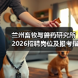 兰州畜牧与兽药研究所2026招聘岗位及报考指南(图2)