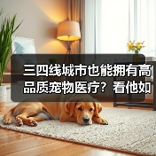 三四线城市也能拥有高品质宠物医疗？看他如何打破行业瓶颈
