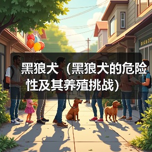 黑狼犬（黑狼犬的危险性及其养殖挑战）
